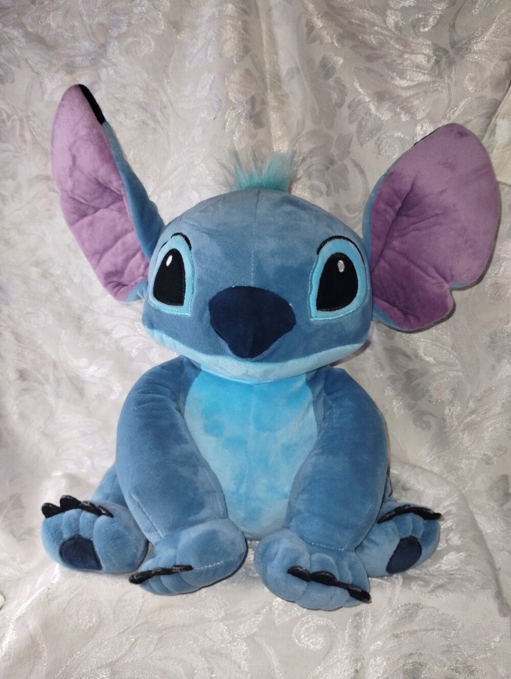 Disney Official Stitch Large Plush Toy Plushie - 12" X 13"